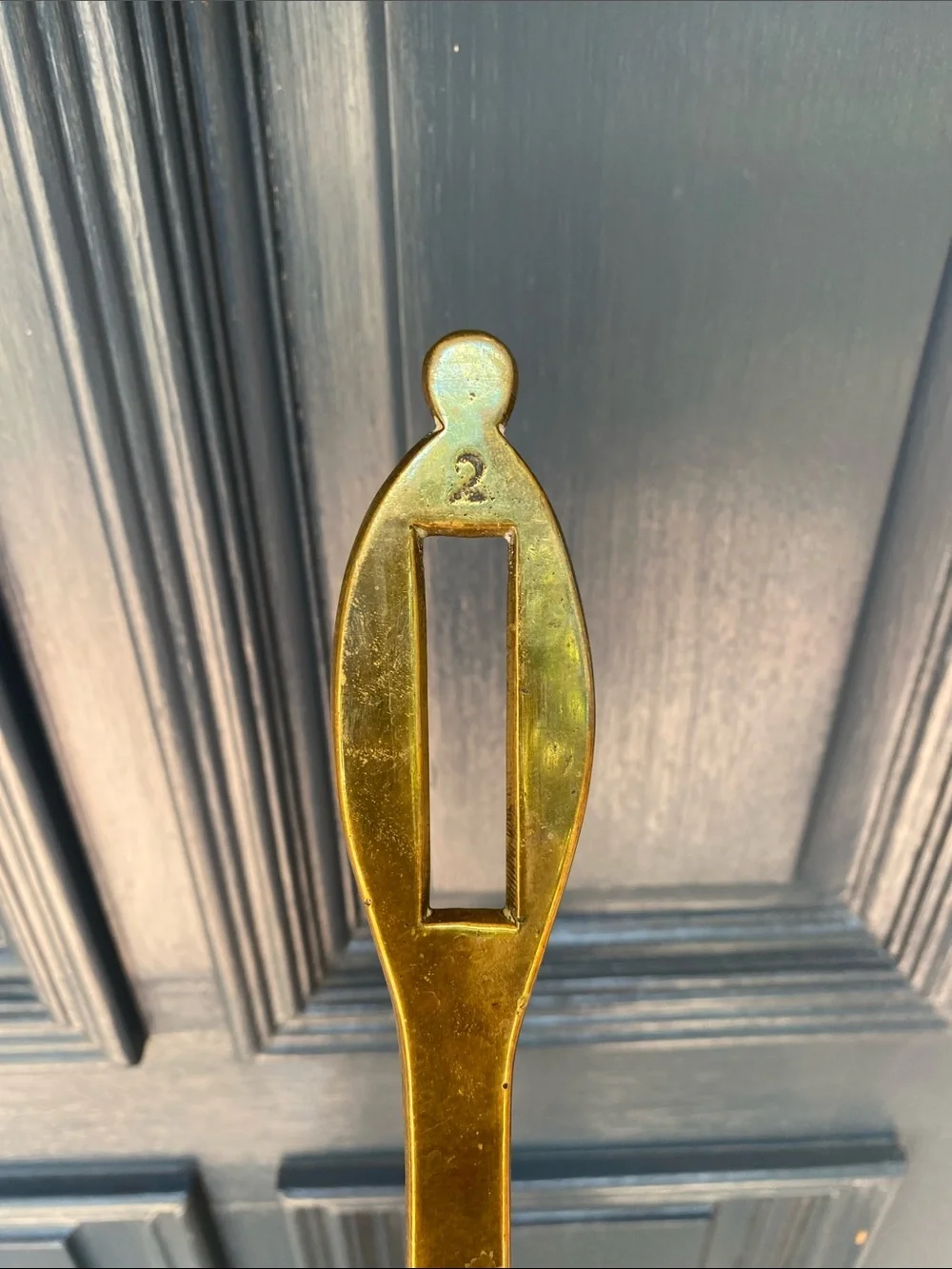 Vintage Brass Serving Ladle - Gold Finish Number 2